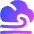 Wind Cloud Icon from Flex Gradient Set