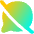 Chat Bubble Disable Oval Icon from Flex Gradient Set