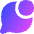 Chat Bubble Oval Notification Icon from Flex Gradient Set