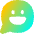 Chat Bubble Oval Smiley 2 Icon from Flex Gradient Set