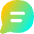 Chat Bubble Text Oval Icon from Flex Gradient Set