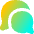 Chat Two Bubbles Oval Icon from Flex Gradient Set