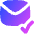 Mail Check Icon from Flex Gradient Set