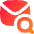 Mail Search Icon from Flex Gradient Set
