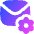 Mail Setting Gear Icon from Flex Gradient Set