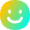 Happy Face Icon from Flex Gradient Set