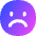 Sad Face Icon from Flex Gradient Set