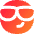Smiley Cool Icon from Flex Gradient Set