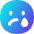 Smiley Crying 2 Icon from Flex Gradient Set