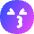 Smiley Emoji Kiss Nervous Icon from Flex Gradient Set
