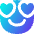 Smiley In Love Icon from Flex Gradient Set