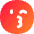 Smiley Kiss And Wink Icon from Flex Gradient Set