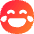 Smiley Laughing 1 Icon from Flex Gradient Set