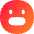 Smiley Scared Icon from Flex Gradient Set
