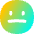 Straight Face Icon from Flex Gradient Set