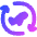 Airport Plane Transit Icon from Flex Gradient Set