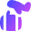 Baggage Airplane Icon from Flex Gradient Set