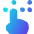 Braille Blind Icon from Flex Gradient Set