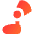 Prosthetic Leg Icon from Flex Gradient Set