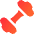 Dumbell Icon from Flex Gradient Set