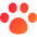 Pet Paw Icon from Flex Gradient Set