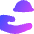 Serving Dome Hand Icon from Flex Gradient Set
