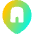 Location Company Building Pin Icon from Flex Gradient Set
