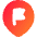 Location Pin Favorite Flag Icon from Flex Gradient Set