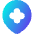 Location Pin Medical Hospital 1 Icon from Flex Gradient Set