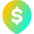 Location Pin Money Atm 1 Icon from Flex Gradient Set