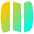Map Fold Icon from Flex Gradient Set