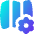 Map Setting Gear Icon from Flex Gradient Set