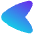Navigation Arrow West Icon from Flex Gradient Set