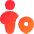 User Pin Icon from Flex Gradient Set