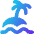 Beach Icon from Flex Gradient Set