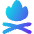 Campfire Icon from Flex Gradient Set