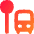Bus Station Icon from Flex Gradient Set