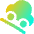 Car Hill Down Icon from Flex Gradient Set