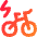 Electric Bicycle Icon from Flex Gradient Set