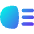 Headlights High Beam Icon from Flex Gradient Set