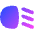 Headlights Low Beam Icon from Flex Gradient Set