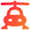 Helicopter Front Icon from Flex Gradient Set