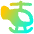 Helicopter Side Icon from Flex Gradient Set