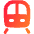 Train Front Icon from Flex Gradient Set