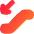 Escalator Down Icon from Flex Gradient Set