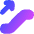 Escalator Up Icon from Flex Gradient Set