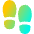 Footprint Icon from Flex Gradient Set