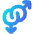 Gender Gay 1 Icon from Flex Gradient Set