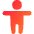 Man Arm Raises 1 Alternate Icon from Flex Gradient Set