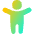 Man Arm Raises 2 Alternate Icon from Flex Gradient Set